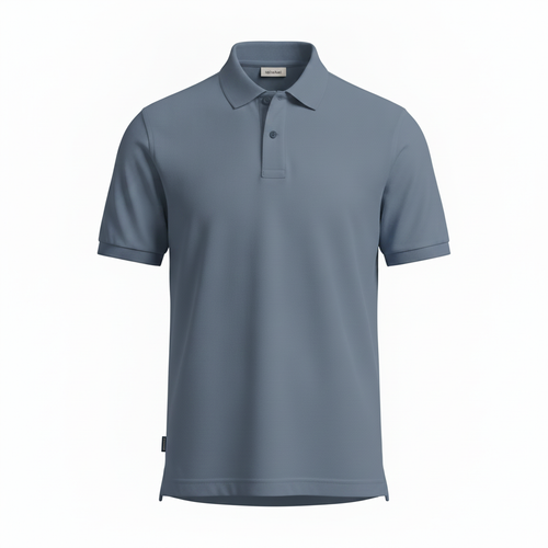Slate Blue Polo Polo Shirt — Lolekai