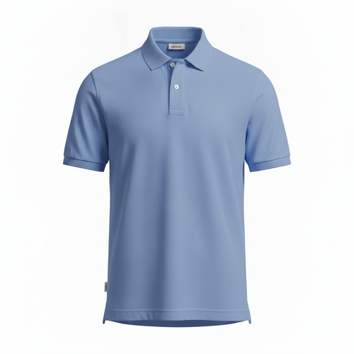 Wedgwood Blue Polo Polo Shirt — Lolekai