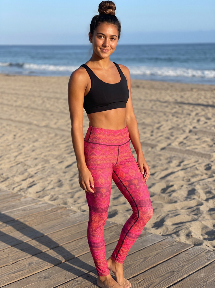 Neon Pink Serenade High-Rise Leggings