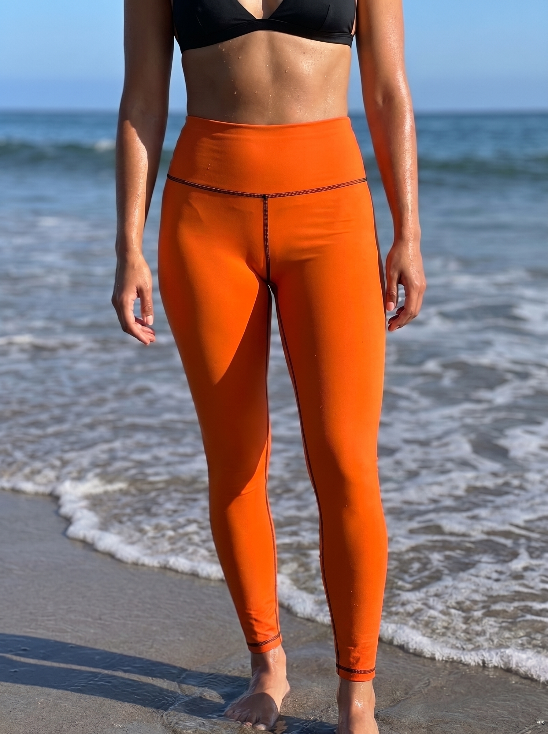 High-Rise in Neon Orange