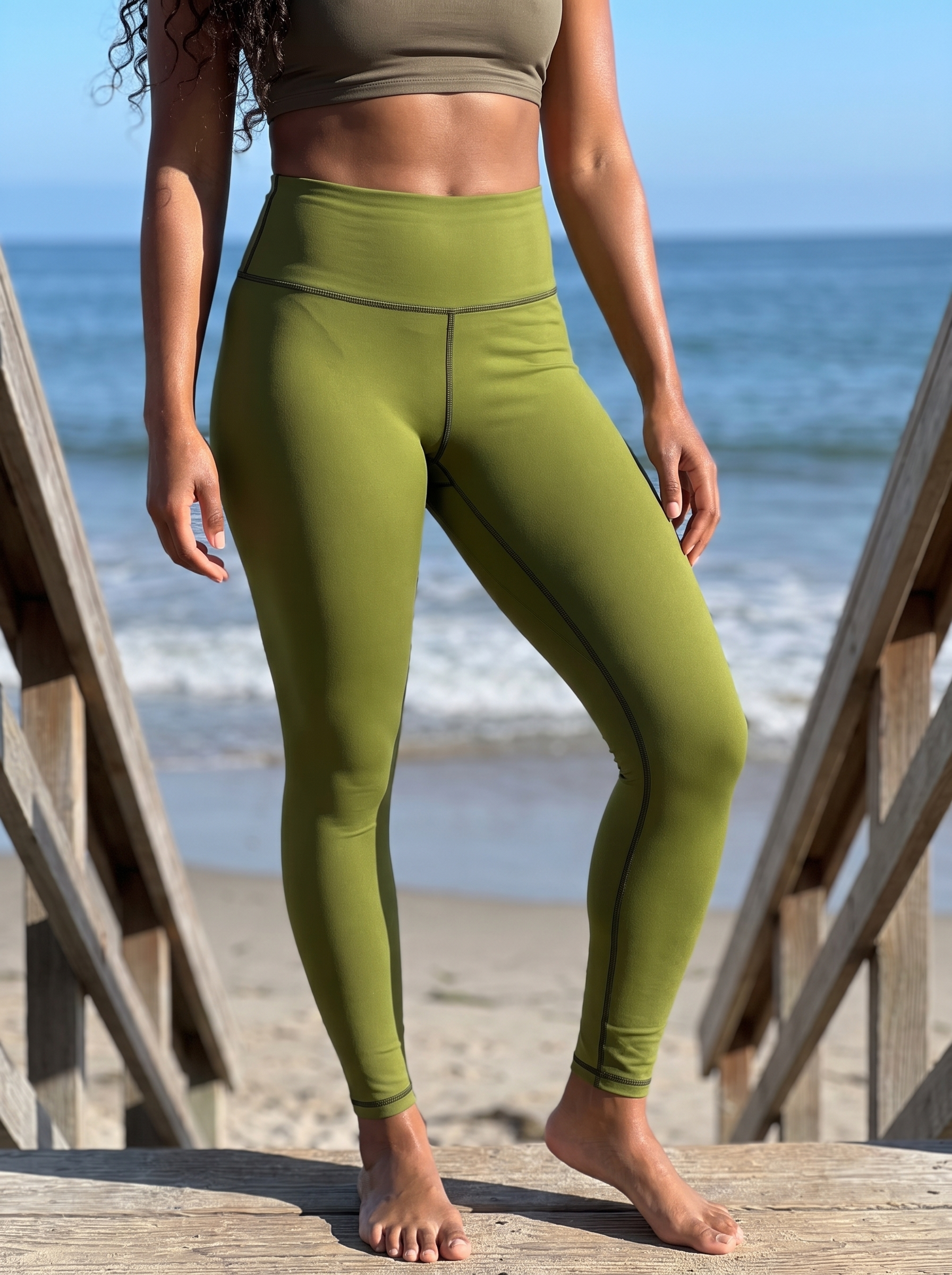 High-Rise in Olive Drab