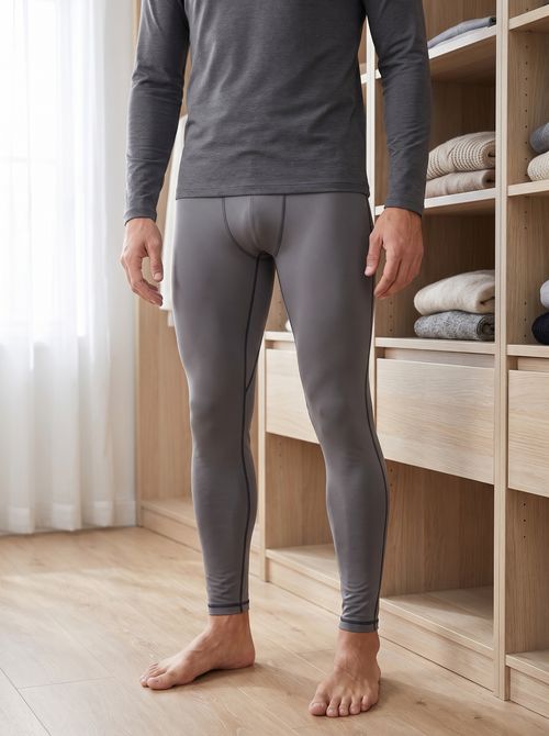 Gray Base Layer Bottoms