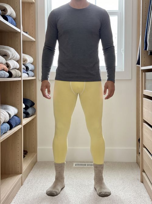 Baby Yellow Base Layer Bottoms