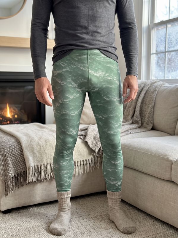 Men's Jelly Mint Eclipse Base Layer Bottoms
