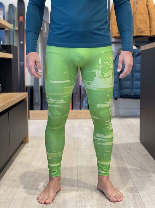 Lime Mosaic Base Layer Bottoms