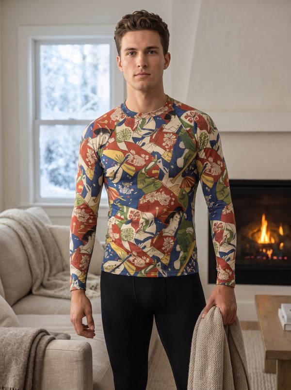 Utamaro Collection men's base layer tops