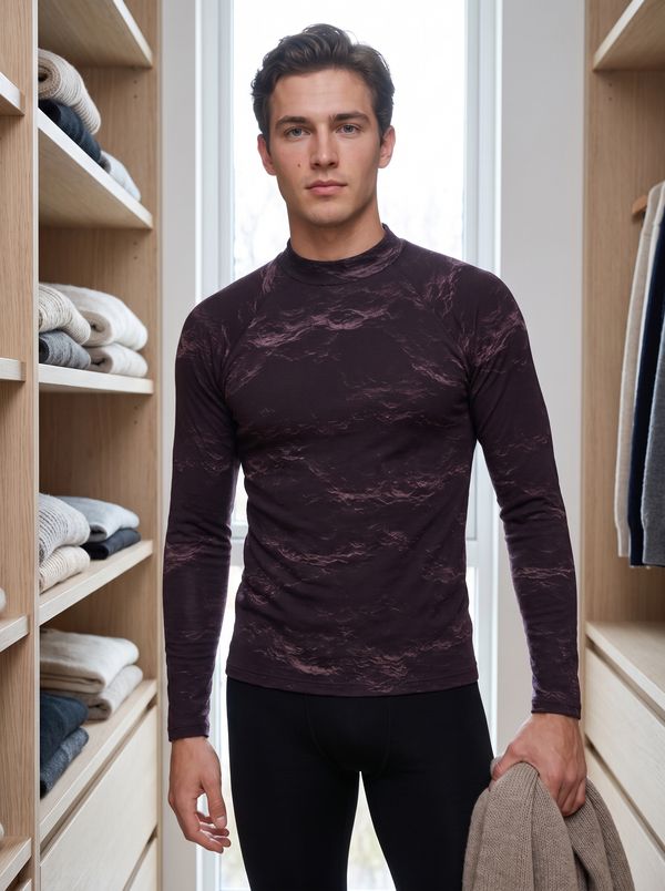 Men's Amaranth Eclipse Base Layer Top