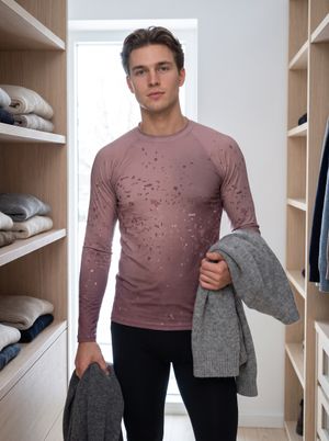 Burnished Lilac Surge Base Layer Top men's base layers