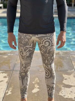 White Onyx Nalu Poni Leggings Men's Leggings — Lolekai