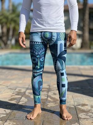 Marina Makai Leggings Men's Leggings — Lolekai