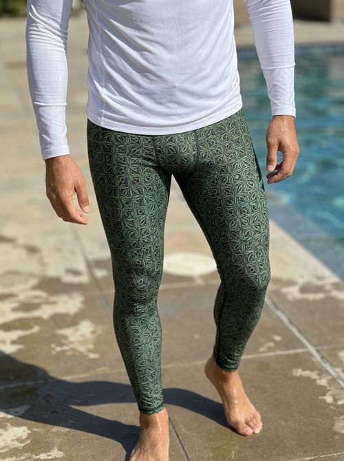 Geometric & Abstract Men's Swim & Gym Leggings