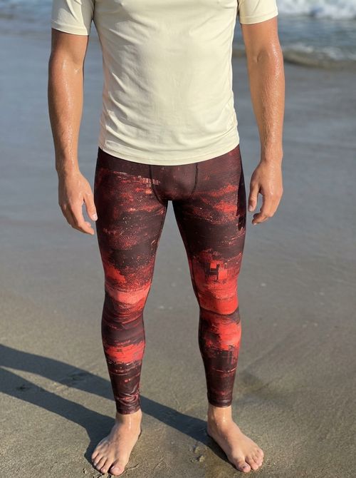 Coral Echo Leggings