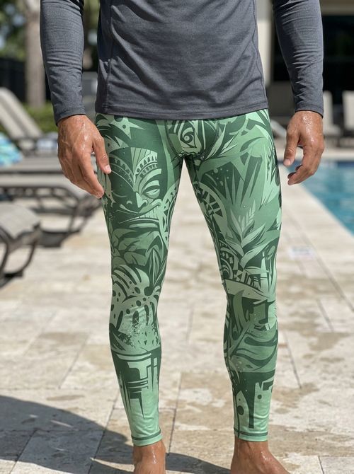 Jelly Mint Makani Uli Leggings Men's Leggings — Lolekai