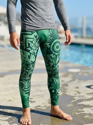 Runway Emerald Lani Kai Leggings Men's Leggings — Lolekai