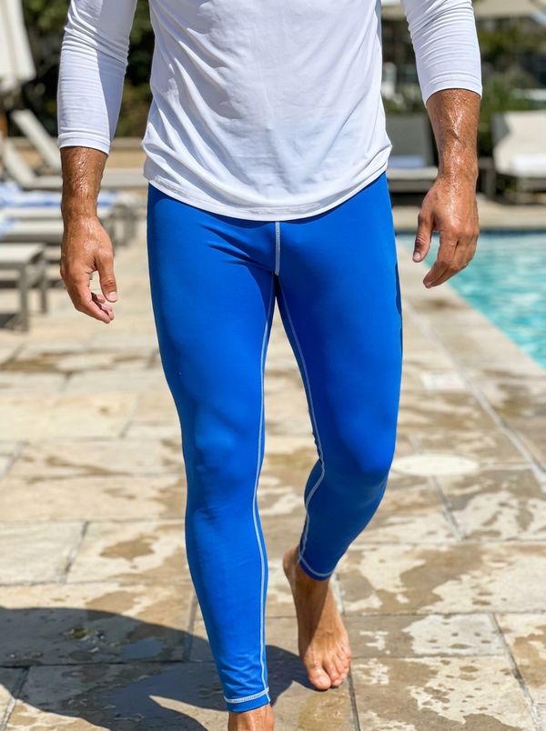 Men's Electric Blue Leggings