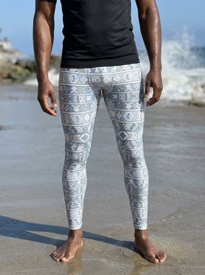 White Onyx Estilo Leggings Men's Leggings — Lolekai