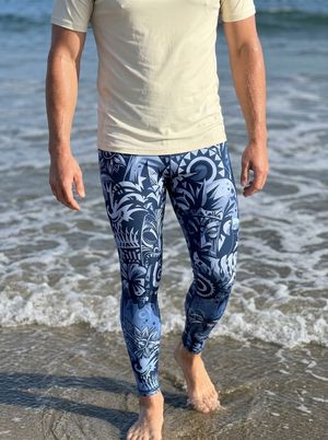 Marina Nalu Lehua men's swim & gym leggings