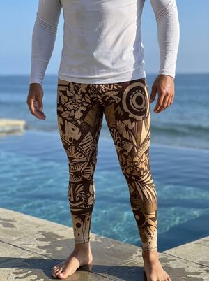 Amber Haze Lani Poni men's swim & gym leggings