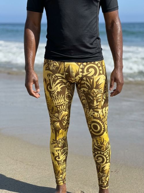 Yellow Nalu Poni Leggings