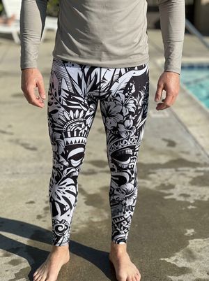 Honua Uli men's swim & gym leggings