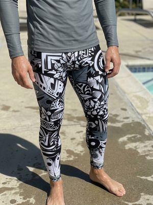 Lani Uli men's swim & gym leggings