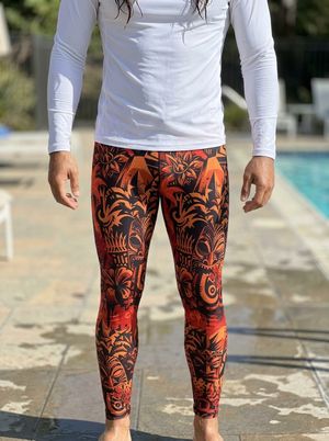 Lava Falls Nalu Poni men's swim & gym leggings
