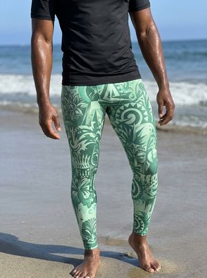 Jelly Mint Nalu Poni men's swim & gym leggings