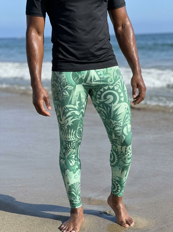 Men's Jelly Mint Nalu Poni Leggings