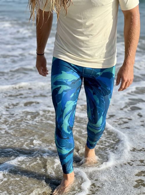 Aqua Leggings