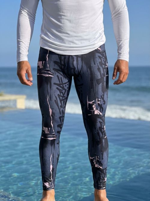 Rhodonite Grafo Leggings Men's Leggings — Lolekai