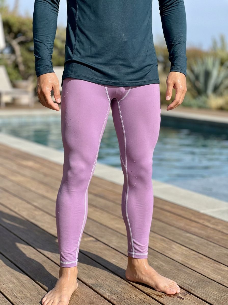 Lilac Leggings Men's Leggings — Lolekai