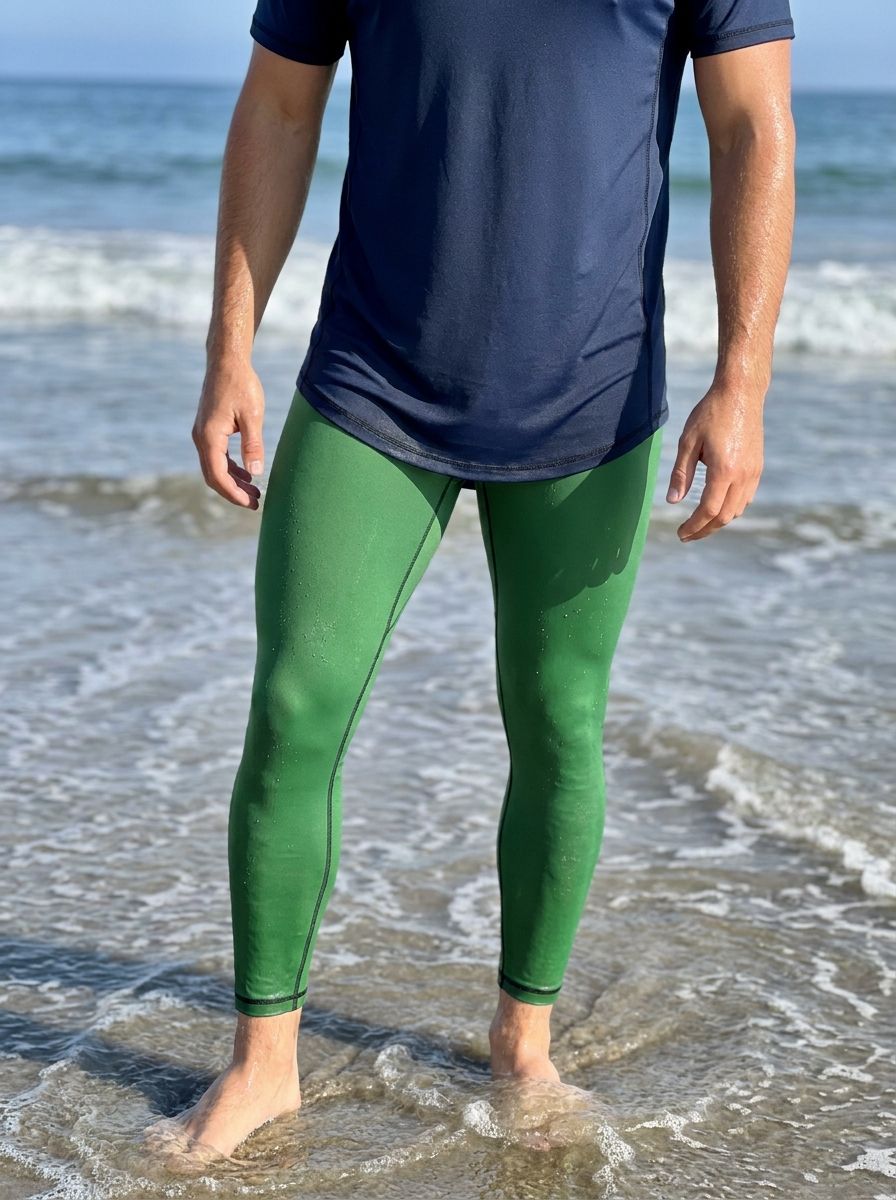 Kelly Green Leggings Men's Leggings — Lolekai