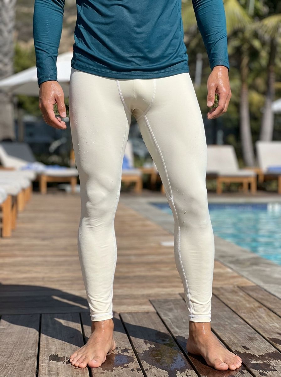 Ivory Leggings Men's Leggings — Lolekai