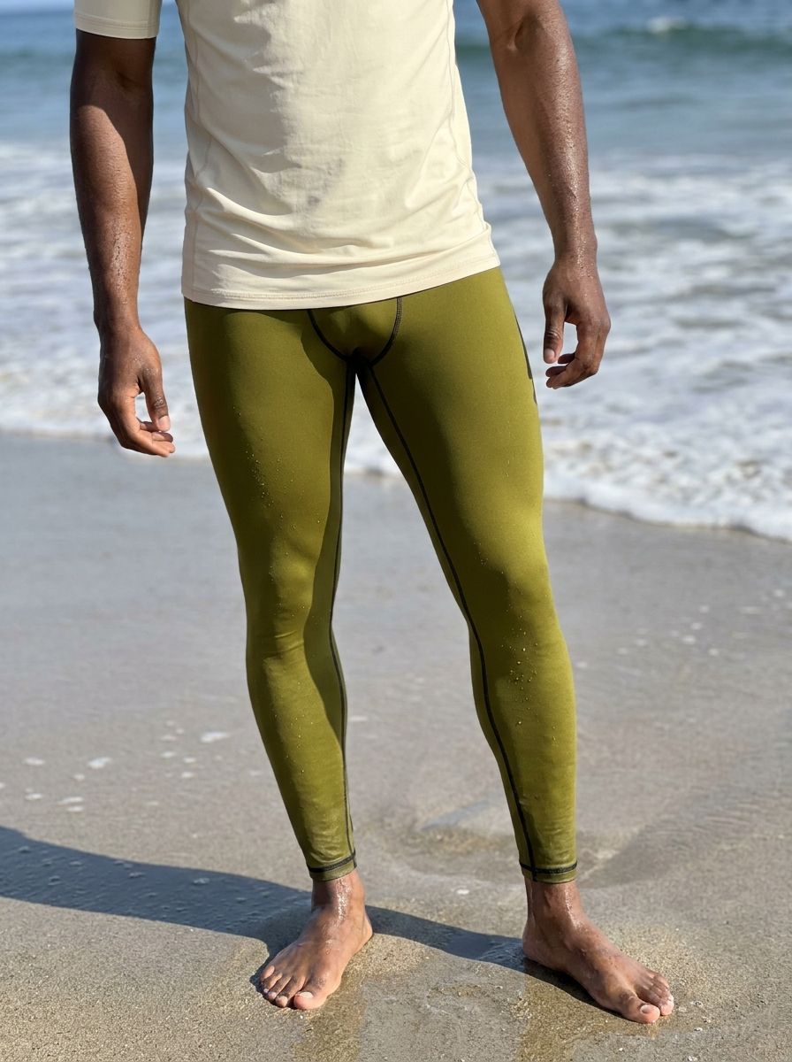 Olive Leggings Men's Leggings — Lolekai