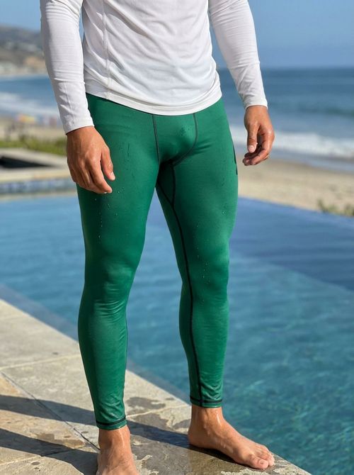 Runway Emerald Leggings Men's Leggings — Lolekai