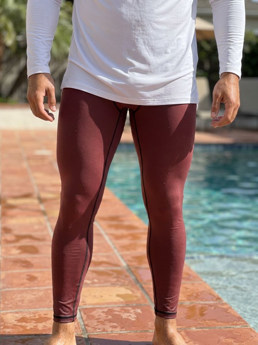 Cordovan Leggings Men's Leggings — Lolekai