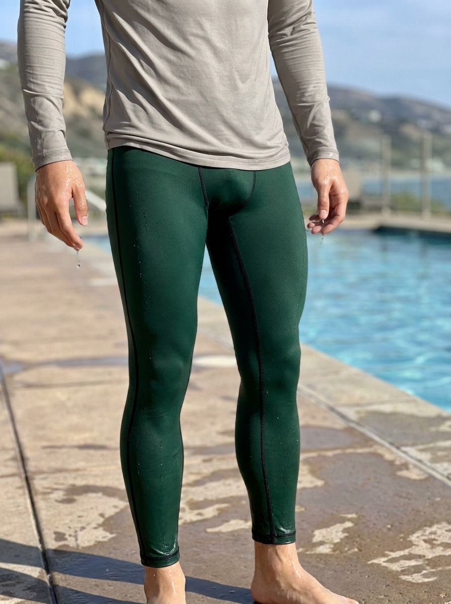 Racing Green Leggings Men's Leggings — Lolekai