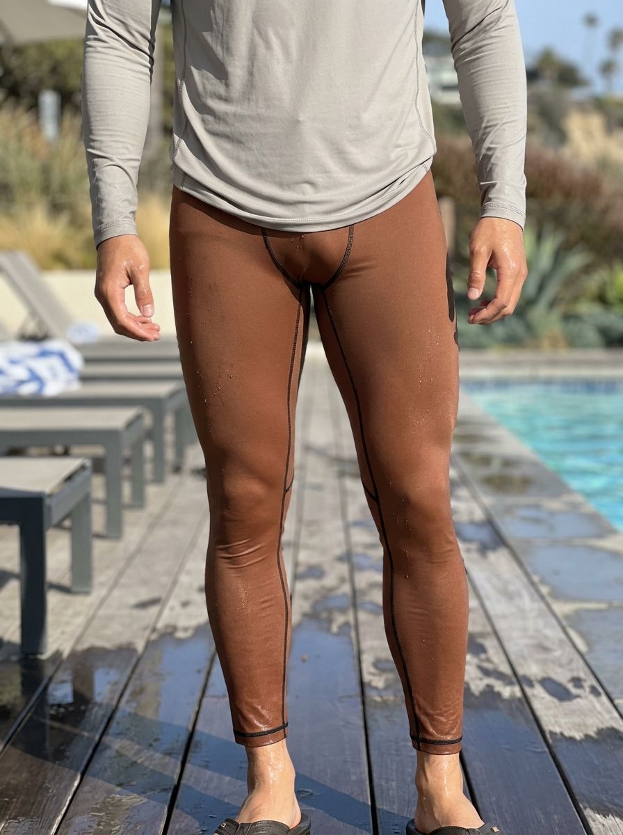 Nutmeg Leggings Men's Leggings — Lolekai