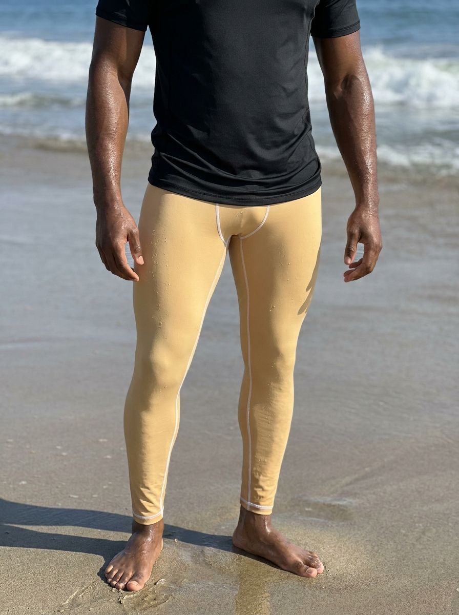 Wheat Leggings Men's Leggings — Lolekai