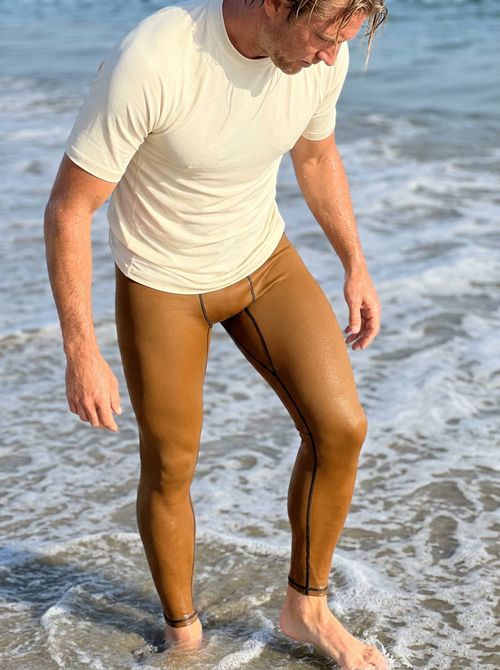 Bronze Leggings Men's Leggings — Lolekai