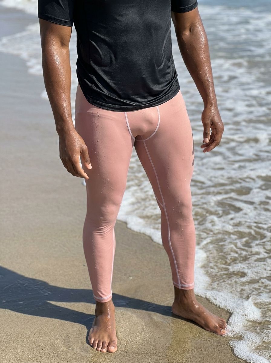 Ballet Pink Leggings Men's Leggings — Lolekai