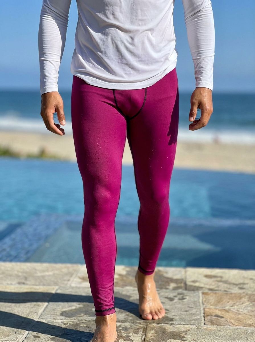Magenta Leggings Men's Leggings — Lolekai