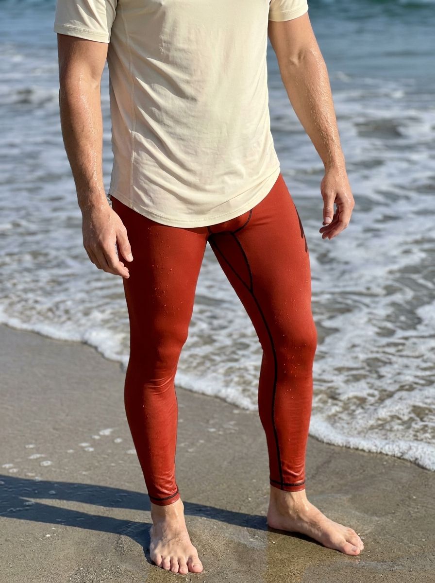 Blood Orange Leggings Men's Leggings — Lolekai