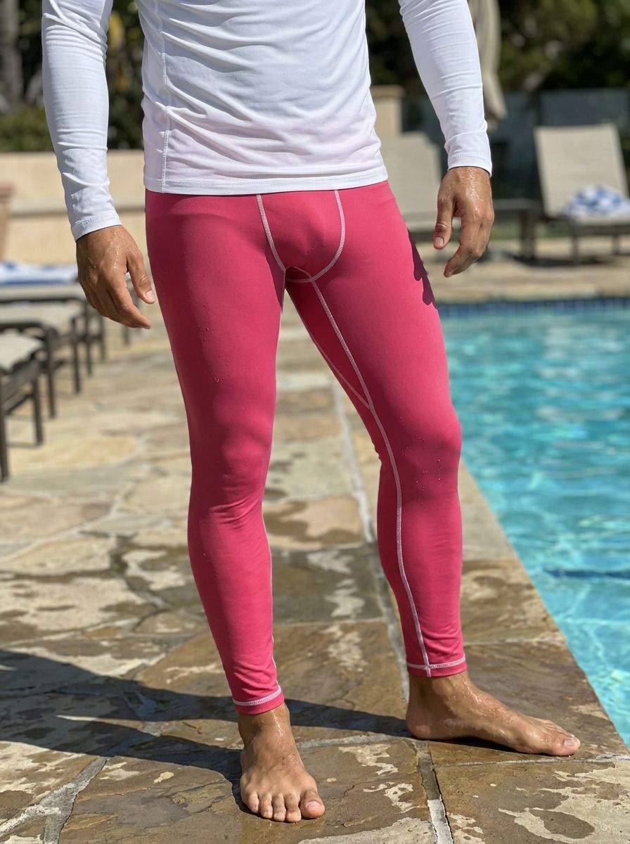 Hibiscus Leggings Men's Leggings — Lolekai