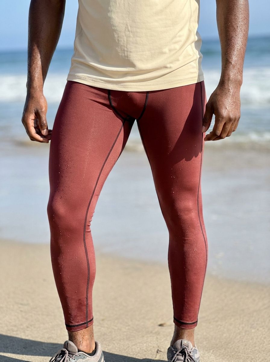 Marsala Leggings Men's Leggings — Lolekai