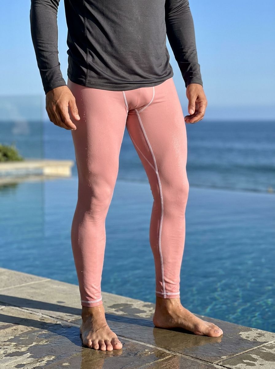 Rose Quartz Leggings Men's Leggings — Lolekai