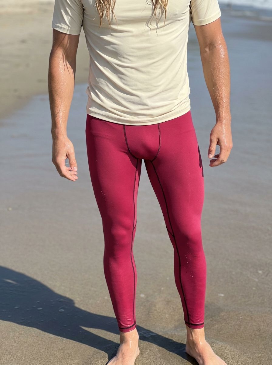 Viva Magenta Leggings Men's Leggings — Lolekai