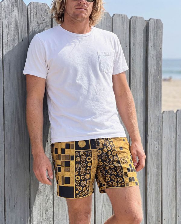 Klimt Collection men's swim trunks