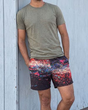 Pixelate Men's Swim Trunks bikini — Lolekai
