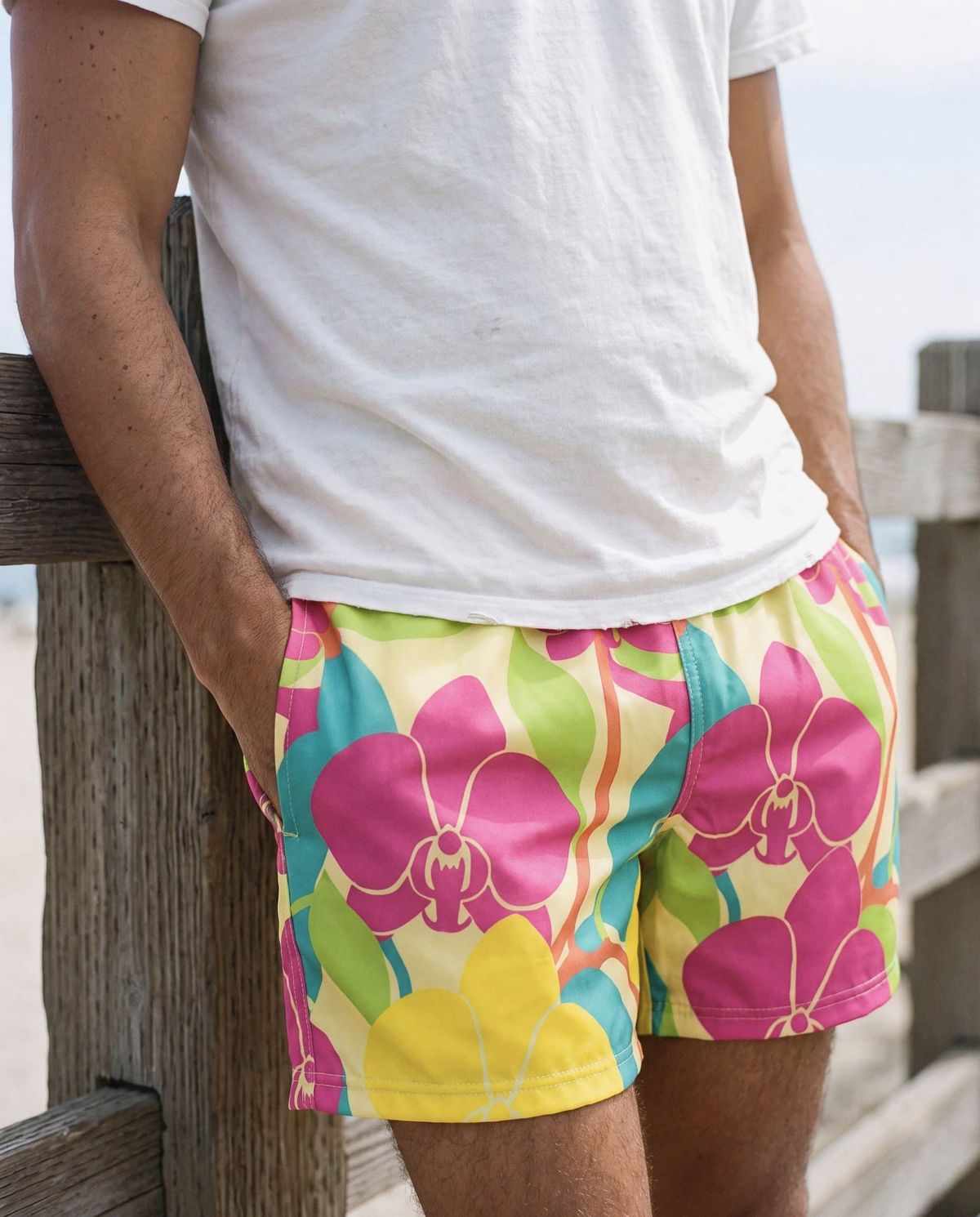 Petal Men's Swim Trunks Men's Swim Trunks — Lolekai